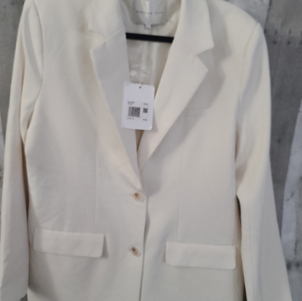 ENDLESS ROSE BLAZER in a Cream color size L - Picture 4 of 12